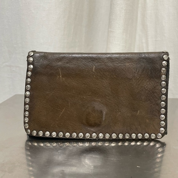 Campomaggi Riveted Wallet in Verde Militare